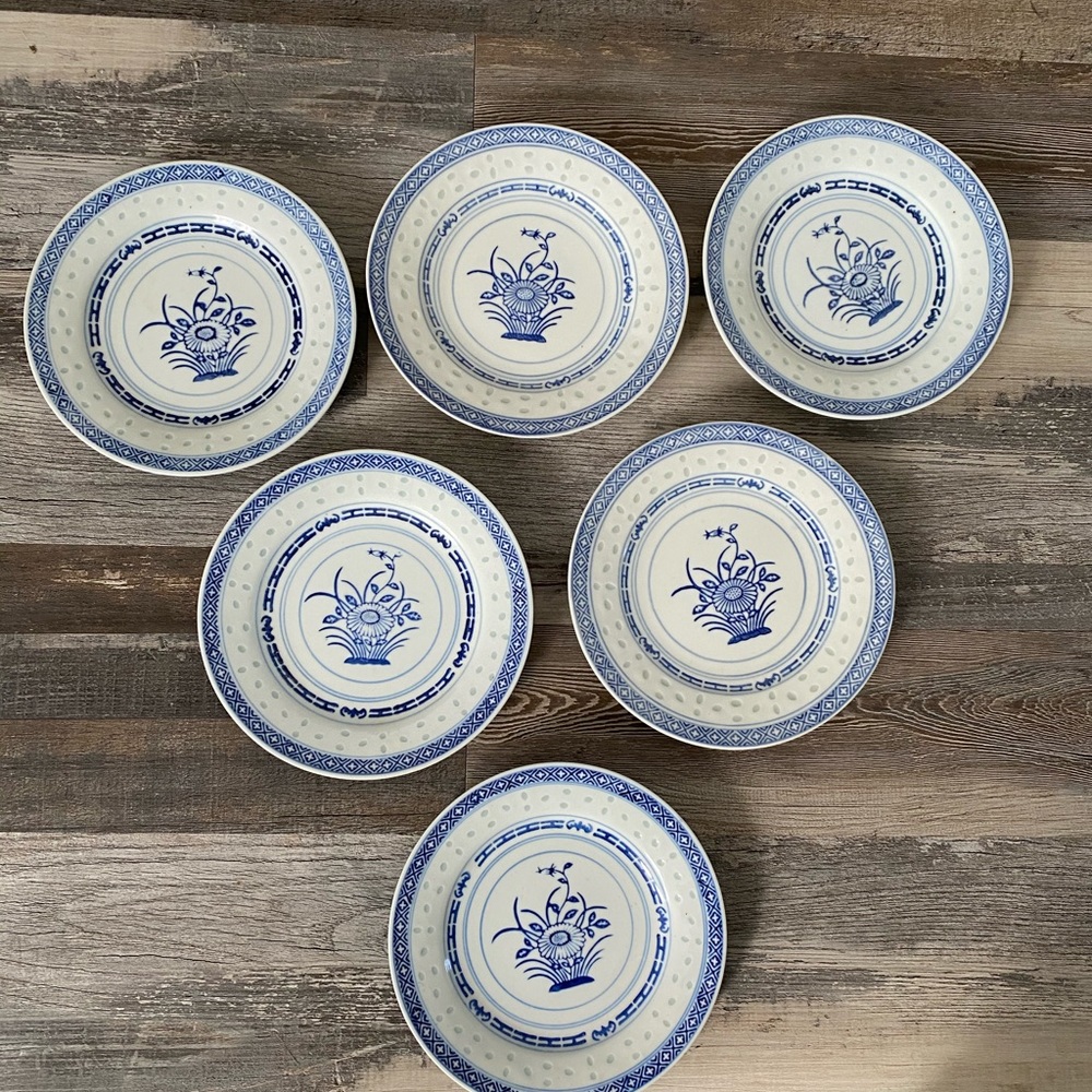 Final Sale Vintage Tienshan Plates 6